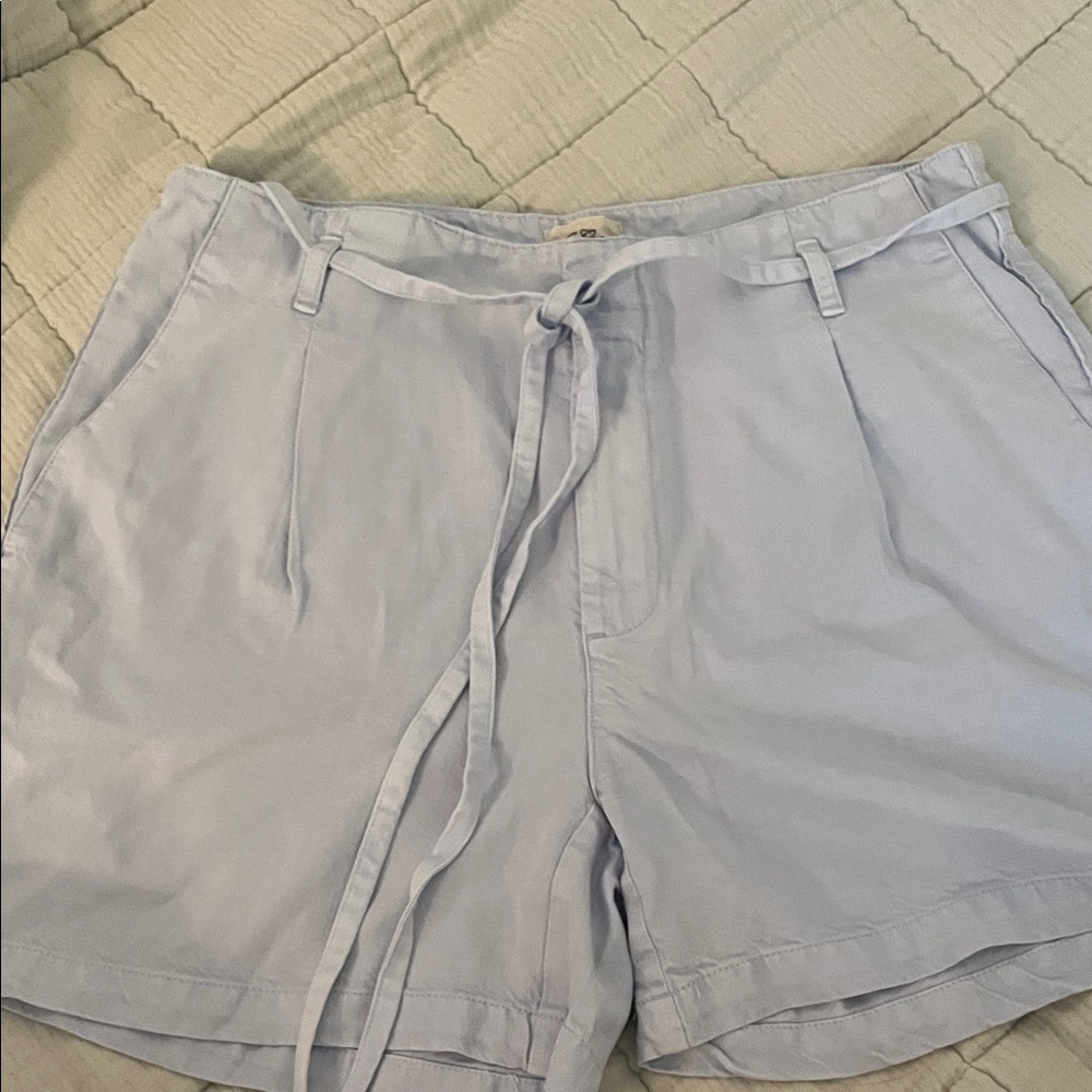 J. Crew Light Blue Drawstring Relaxed Shorts